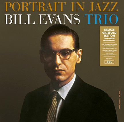 Image of Front Cover of LP - VG/VG+ - BILL EVANS TRIO, Portrait In Jazz (DOL; DOL839HG, Europe 2017 Reissue, Gatefold, 180 Gram Vinyl), Writting on back cover,  - 3646077S