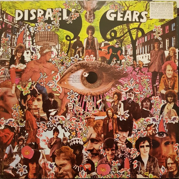 Image of Back Cover of LP - VG+/VG - CREAM, Disraeli Gears (RSO Black Labels ; RSO 2394 129, UK 1970s Reissue), Strong VG,  - 3616090C