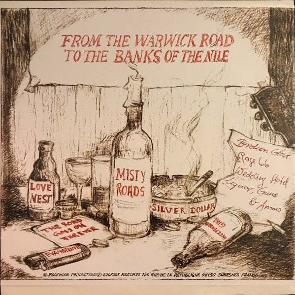 Image of Back Cover of LP - EX/EX - NIKKI SUDDEN, From The Warwick Road To The Banks Of The Nile (Sucksex Records ; SEX 12, France 1997, Two Printed Paper Sheets Wrapped Around Plain Sleeve, Insert), ,  - 3526345E