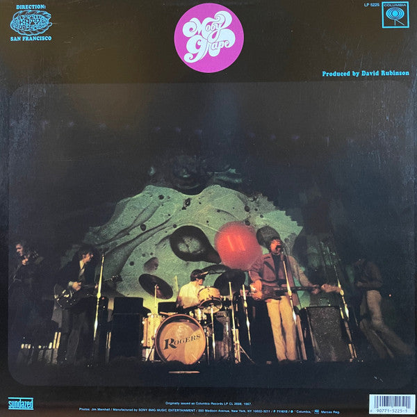Image of Back Cover of LP - VG+/EX - MOBY GRAPE, Moby Grape (Sundazed ; LP 5225, US 2007 Reissue, Mono), Slight Corner Bumps,  - 3526343E