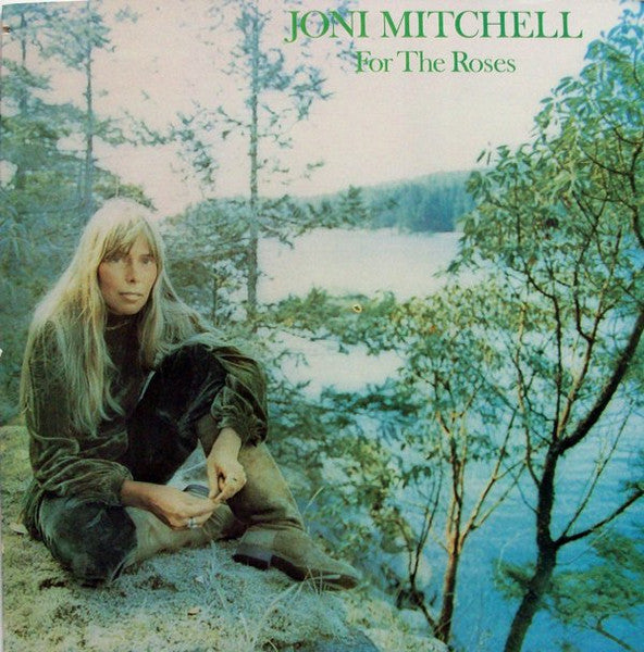 Image of Front Cover of LP - G+/VG+ - JONI MITCHELL, For The Roses (Asylum Records; SD 5057, US 1982 Reissue, Double Gatefold), Wear/Water damage to rear sleeve,  - 3616093C