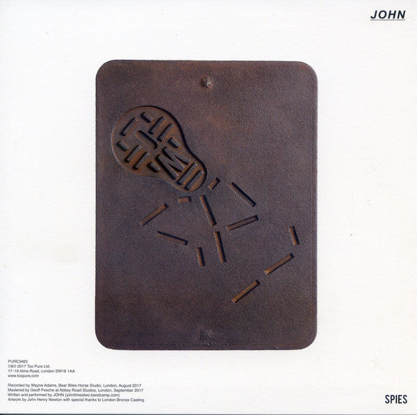 Image of Back Cover of 7" - VG/VG+ - JOHN , Local Blood Sport (Too Pure; PURE346S, UK 2017, Picture Sleeve, Numbered, Limited Edition Lime Green Vinyl), No. 029.,  - 3616077C