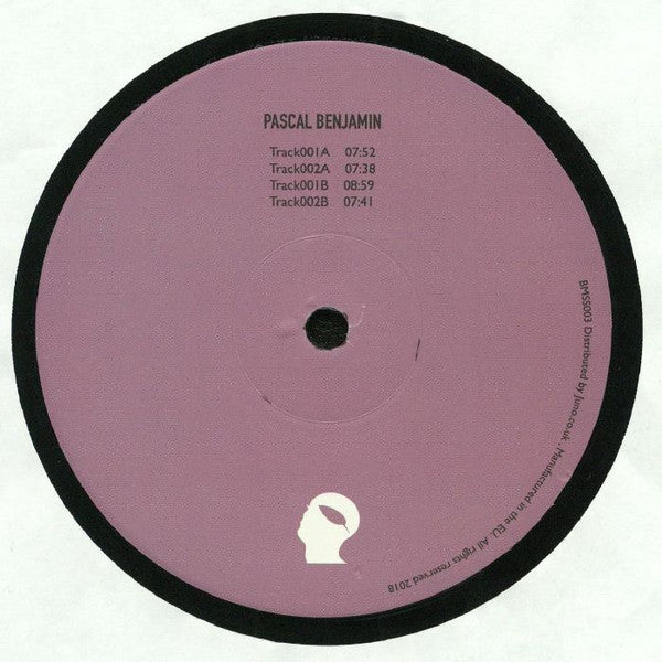 Image of Front Cover of 12" - /VG - PASCAL BENJAMIN, Untitled (Botanic Minds ; BMSS003, UK 2018), light scuffs only,  - 3646114S