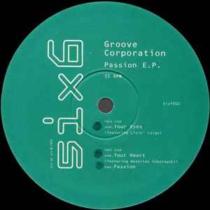 Image of Label Cover of 12" - G+/VG+ - GROOVE CORPORATION, Passion E.P. (Six6 ; SixT002, UK 1993, Picture Sleeve), strong edge wear on sleeve. vinyl in great shape!,  - 3646193S