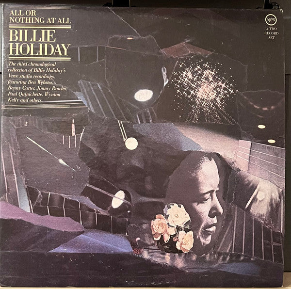 Image of Front Cover of 2xLP - VG/VG+ - BILLIE HOLIDAY, All Or Nothing At All (Verve Records; VE-2-2529, US , Gatefold), ,  - 3626188E