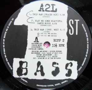 Image of Front Cover of 12" - VG/VG - A2L, The Sound Collides With Colour And Shadows Explode E.P. (1st Bass; RUFF 2, UK 1988, Stickered Company Sleeve), original stickered sleeve. light wear to sleeve. strong VG,  - 3646201S