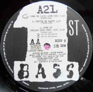 Image of Back Cover of 12" - VG/VG - A2L, The Sound Collides With Colour And Shadows Explode E.P. (1st Bass; RUFF 2, UK 1988, Stickered Company Sleeve), original stickered sleeve. light wear to sleeve. strong VG,  - 3646201S