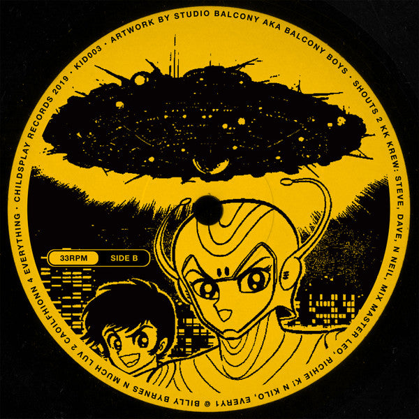 Image of Back Cover of 12" EP - VG/VG - POLYTUNNEL, Time 2 Time (Childsplay; KID003, UK 2019, Stickered Plain Sleeve), , A1		StellavistaA2		Time 2 TimeB1		HypersexB2		Stargate - 3616194C
