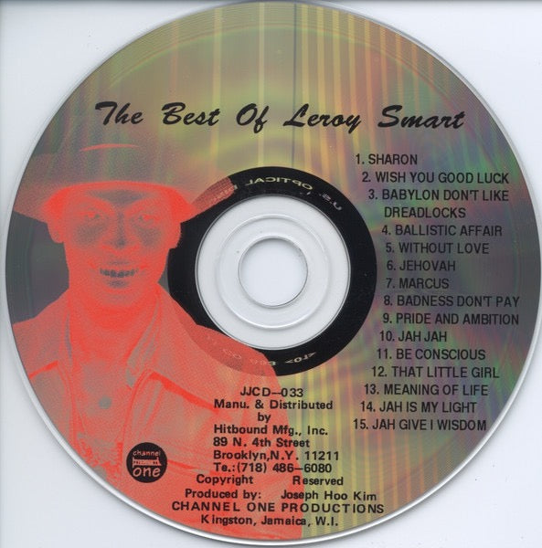 Image of Label Cover of CD - VG+/G+ - LEROY SMART, The Best Of Leroy Smart (Channel One; JJ-CD-033, US , Jewel Case), Scratches (CD),  - 3636015E