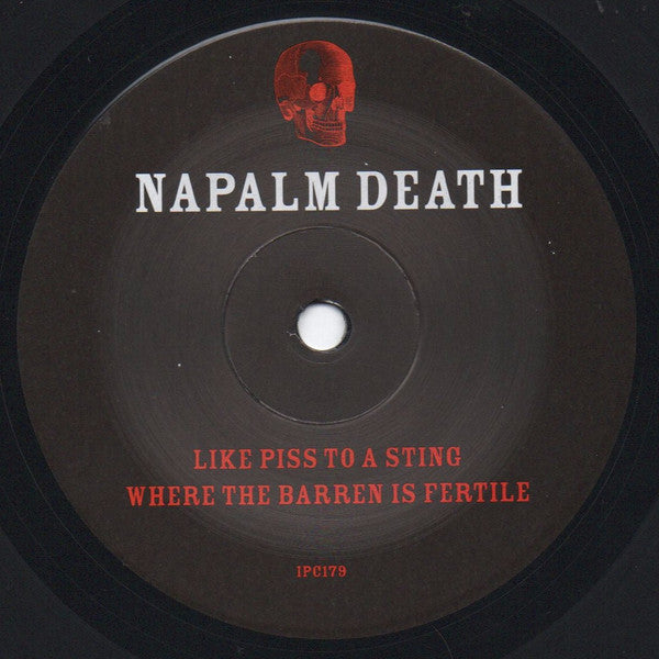 Image of Label Cover of 7" - VG+/VG+ - NAPALM DEATH / MELT-BANANA, Napalm Death / Melt-Banana (Ipecac Recordings; IPC179, US 2016, Picture Sleeve, Insert), Still in shrinkwrap.,  - 3616172C