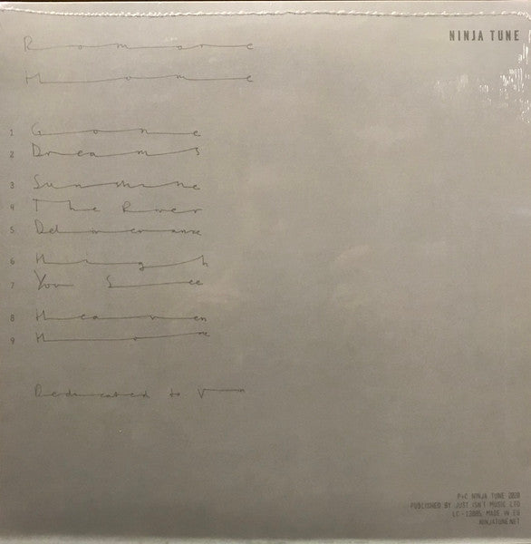 Image of Back Cover of 2xLP - EX/EX - ROMARE, Home (Ninja Tune; ZEN268, Europe 2020, Picture Sleeve, Grey Vinyl), ,  - 3626238E