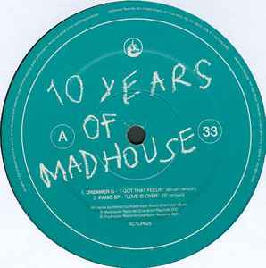 Image of Label Cover of 2x12" - VG/VG - KERRI CHANDLER, 10 Years Of Madhouse (Madhouse Records ; KCTLP625, UK 2001, Picture Sleeve), light storage marks only. some creasing and peel marks to sleeve - minor,  - 3646214S