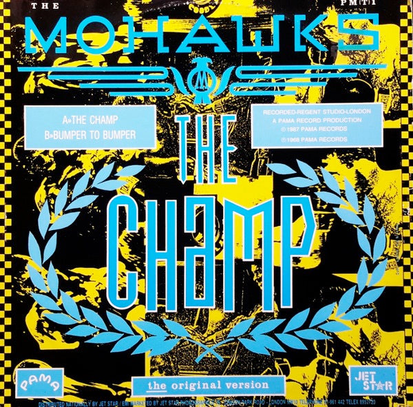 Image of Front Cover of 12" - VG+/VG - THE MOHAWKS, The Champ / Landscape (Pama Records; PM(T)1, UK 1986, Picture Sleeve), ,  - 3316288C