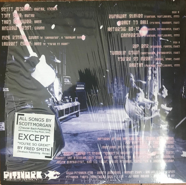 Image of Back Cover of 10" LP - VG+/EX - THE HYDROMATICS, Live (Pitshark Records ; RIK 011, France 2004, Picture Sleeve, Limited Edition of 500), Limited Edition No 125/500, With Stickered Shrink Wrap Which Has Been Removed As It Was Warping The Sleeve,  - 3626215E