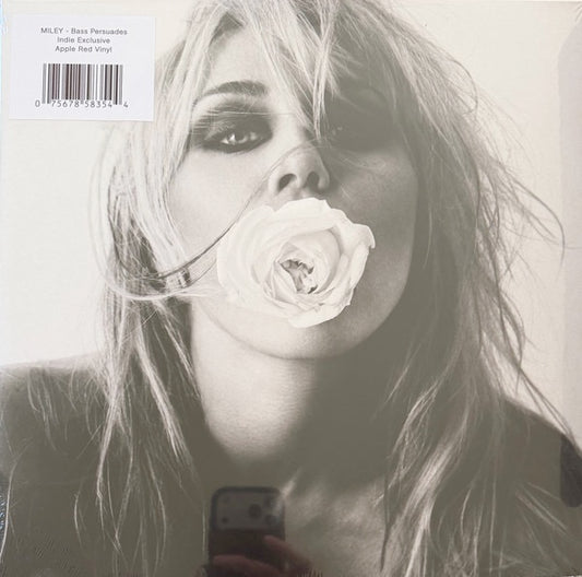 Image of Front Cover of LP - NEW/NEW - MILEY CYRUS, Bass Persuades (Atlantic; 0075678583544, UK 2026, Gatefold, 24x36 Poster, RSD Stores Exclusive Apple Vinyl ), , Bass Persuades, the 10th studio album by Miley, released via Atlantic Records. - 3816150C