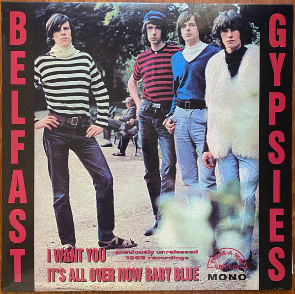 Image of Front Cover of 10" - EX/EX - THE BELFAST GYPSIES, I Want You / It's All Over Now Baby Blue (Break-A-Way Records ; Break 013, Germany 2005, Picture Sleeve, Insert), ,  - 3626213E