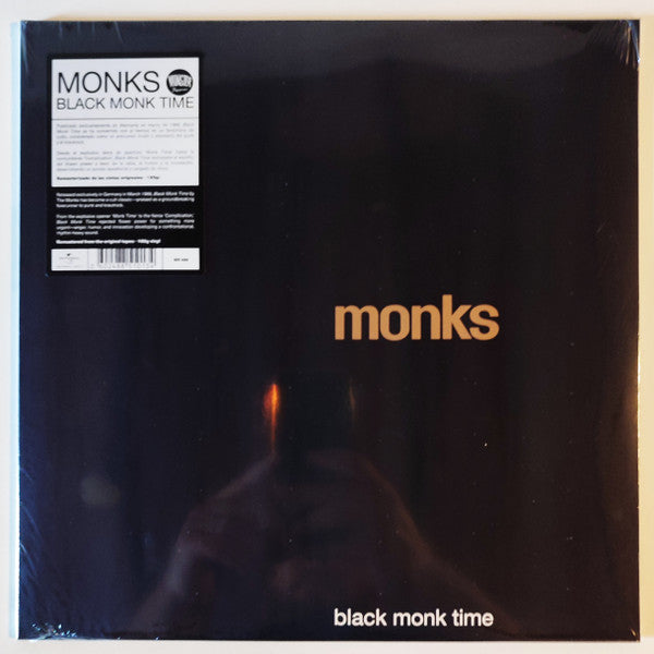 Image of Front Cover of LP - VG+/VG+ - MONKS, Black Monk Time (Munster Records; MR 486, Spain 2025 Reissue, 180 Gram Vinyl), Still in hype stickered shrinkwrap.,  - 3616176C