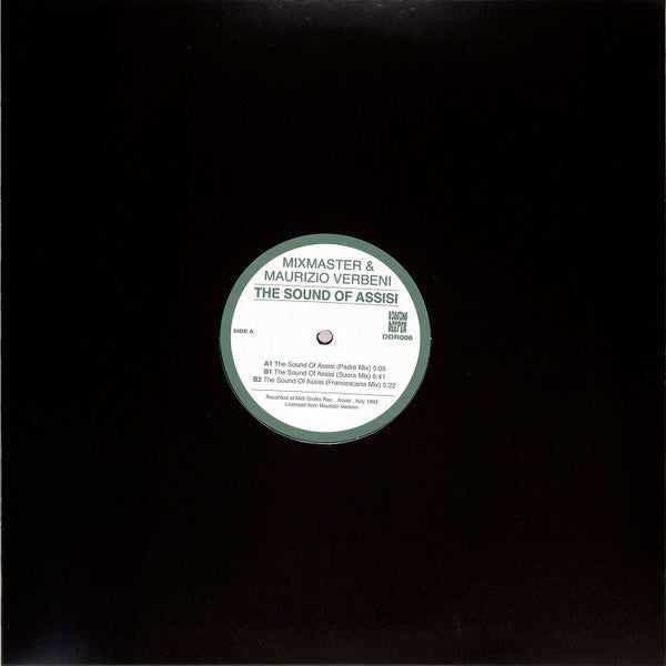 Image of Front Cover of 12" - /VG - MIXMASTER & MAURIZIO VERBENI, The Sound Of Assisi (Digging Deeper Music; DDR006, Italy 2023 Reissue), Strong VG, plays VG+.,  - 3646256S