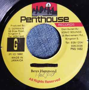 Image of Front Cover of 7" - /VG - BERES HAMMOND, I Feel Good (Penthouse Records; none, US 2008), Marks on disc. Plays well. original title marked out in black marker pen and actual title handwritten above (as per picture).,  - 3626337E