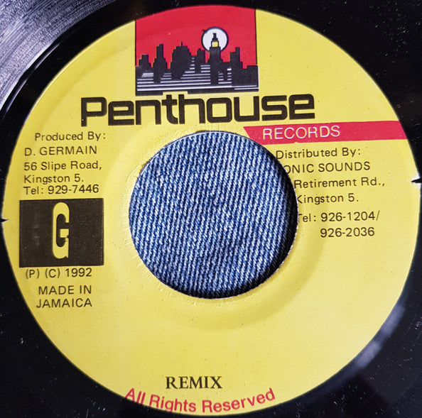 Image of Back Cover of 7" - /VG - BERES HAMMOND, I Feel Good (Penthouse Records; none, US 2008), Marks on disc. Plays well. original title marked out in black marker pen and actual title handwritten above (as per picture).,  - 3626337E