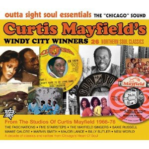 Image of Front Cover of CD - VG+/VG - VARIOUS, Curtis Mayfield's Windy City Winners (Outta sight; OSCD024, UK 2011), Light Scratch,  - 3656088S