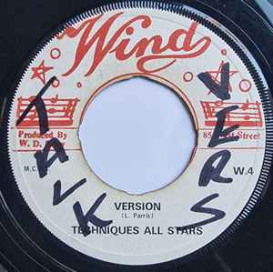 Image of Back Cover of 7" - /VG+ - THE TECHNIQUES, What's It All About (Wind; W.3, Jamaica ), ,  - 3626345E