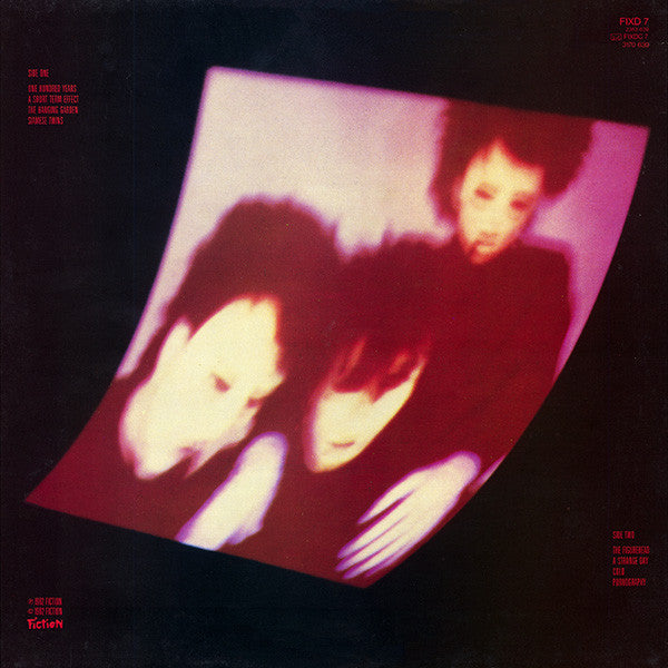 Image of Back Cover of LP - VG+/VG - THE CURE, Pornography (Polydor; FIXD 7, Ireland 1982), Strong VG,  - 3626299E