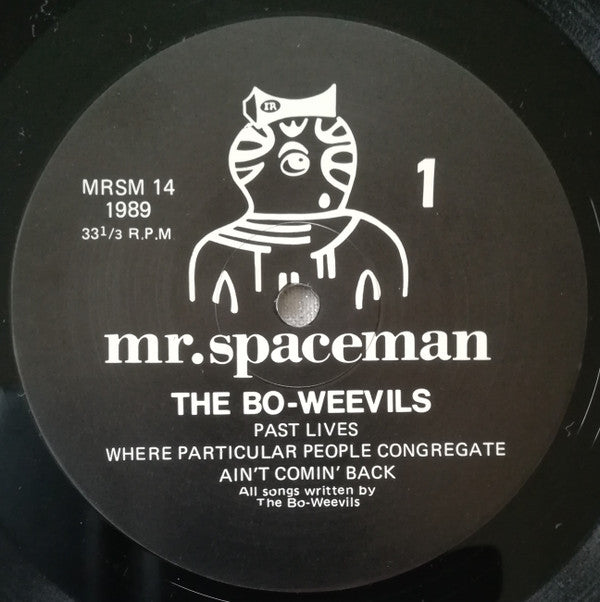 Image of Label Cover of LP - VG+/EX - THE BO-WEEVILS, Where Particular People Congregate (Mr. Spaceman ; MRSM 14, Australia 1989, Laminated Sleeve, Insert), ,  - 3626276E