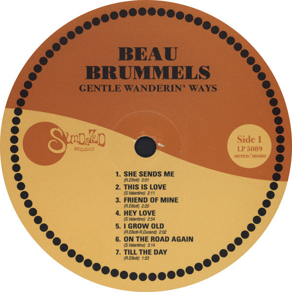 Image of Label Cover of LP - EX/EX - BEAU BRUMMELS, Gentle Wandering Ways - Rarities, Demos, Alternate Takes (Sundazed Music ; LP 5089, US 2001), Opened Instore, Still In Stickered Shrinkwrap,  - 3626275E
