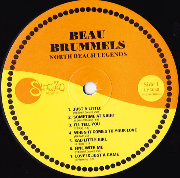 Image of Label Cover of LP - EX/EX - BEAU BRUMMELS, North Beach Legends (Sundazed Music ; LP 5088, US 2001, 180 Gram Vinyl), Opened Instore, Still In Stickered Shrinkwrap,  - 3626274E