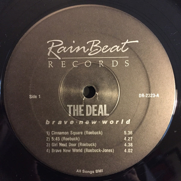 Image of Label Cover of LP - VG+/VG+ - THE DEAL, Brave New World (Rainbeat Records ; DR2323B, US 1988), Inner Split,  - 3626273E