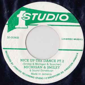 Image of Back Cover of 7" - /VG - PAPA MICHIGAN & GENERAL SMILEY, Nice Up The Dance (Studio One; SO-0096, Jamaica 1979), Light marks. WOL.,  - 3626355E