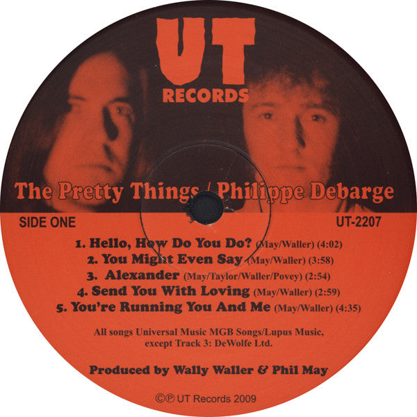Image of Label Cover of LP - EX/EX - THE PRETTY THINGS / PHILIPPE DEBARGE, The Pretty Things / Philippe DeBarge (UT Records; UT-2207, US 2009, Insert, First Pressing With Orange Labels), Opened Instore, Still In Shrinkwrap,  - 3626267E