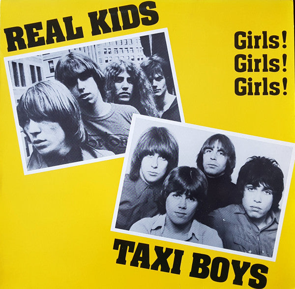 Image of Front Cover of LP - VG+/EX - REAL KIDS / TAXI BOYS, Girls! Girls! Girls! (Lolita ; 5002, France 1983), Split Seam,  - 3626258E
