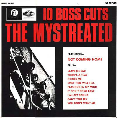 Image of Front Cover of LP - VG+/VG - THE MYSTREATED, 10 Boss Cuts (Hangman Records; HANG-48 UP, UK 1992), Strong VG,  - 3626253E