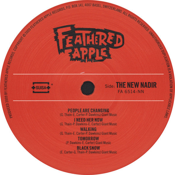 Image of Label Cover of LP - EX/EX - THE NEW NADIR / ME AND THE OTHERS, Uncovered (Feathered Apple Records ; FA 6514, Switzerland 2009, 3 Inserts), ,  - 3626245E