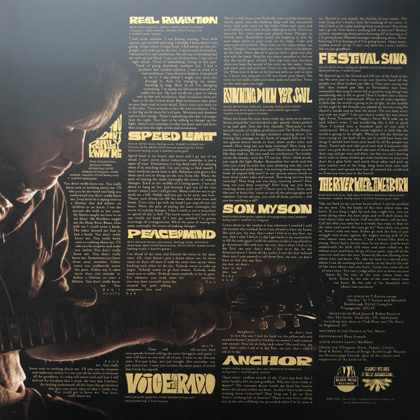 Image of Back Cover of LP - EX/EX - TIM EASTON, You Don't Really Know Me (Black Mesa Records; BMR026, US 2021, 180 Gram Vinyl), Opened Instore, Still In Stickered Shrinkwrap,  - 3646284S