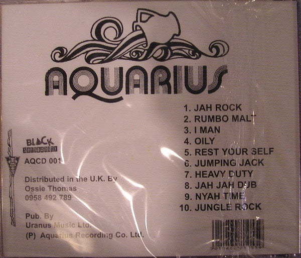 Image of Back Cover of CD - VG+/EX - HERMAN CHIN-LOY, Aquarius Dub (Aquarius ; AQCD 001, UK Reissue, Jewel Case), ,  - 3616315C
