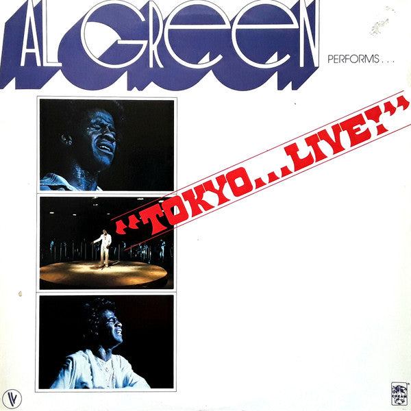 Image of Front Cover of 2xLP - VG+/VG+ - AL GREEN, "Tokyo...Live!" (Cream; 426005, France 1981, Gatefold), ,  - 3626379E