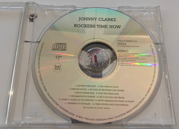 Image of Label Cover of CD - VG+/VG+ - JOHNNY CLARKE, Rockers Time Now (Front Line; CDFL6, UK & Europe 2000 Reissue, Jewel Case), ,  - 3616316C