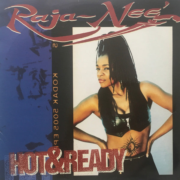 Image of Front Cover of 2xLP - G+/G+ - RAJA-NE , Hot & Ready (Perspective Records; 549 014-1, Europe 1994), Record scuffed and marked but conservatively graded. Sleeve has some wear at edges and corners (one corner damaged). Scuffs and creases too; some fogging at top right of cover,  - 3616324C
