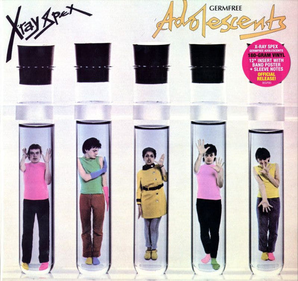 Image of Front Cover of LP - NEW/NEW - X-RAY SPEX, Germfree Adolecents (Secret Records Limited; SECLP301, UK 2025 Reissue, Inner, 180g Black Vinyl), ,  - 3616339C