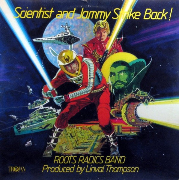 Image of Front Cover of CD - VG+/VG+ - ROOTS RADICS BAND, Scientist And Jammy Strike Back! (Trojan Records; CDTRL 210, UK 1997 Reissue, Jewel Case), ,  - 3616362C