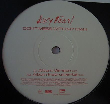 Image of Back Cover of 12" - VG/VG+ - LUCY PEARL, Don't Mess With My Man (Virgin; VSTXDJ1778, UK 2000, Stickered Plain Sleeve), ,  - 3626368E