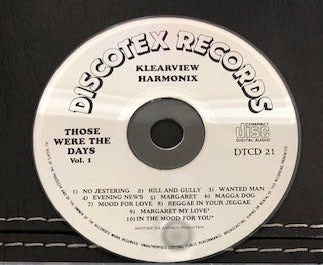 Image of Label Cover of CD - VG+/VG+ - KLEARVIEW HARMONIX, Those Were The Days Vol. 1 (Discotex Records; DTCD 21, UK Reissue, Jewel Case), ,  - 3616364C