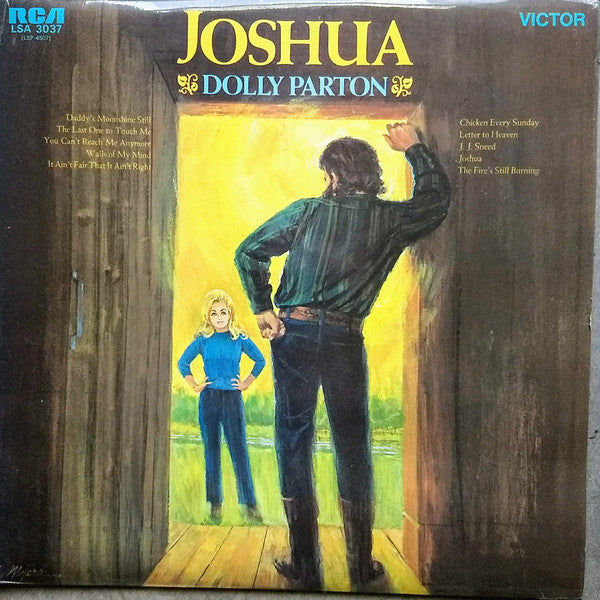 Image of Front Cover of LP - VG/VG - DOLLY PARTON, Joshua (RCA Victor Orange Labels; LSA 3037, UK 1971, Laminated Front Sleeve), Light superficial marks, Some laminate bubbling to sleeve,  - 3616291C