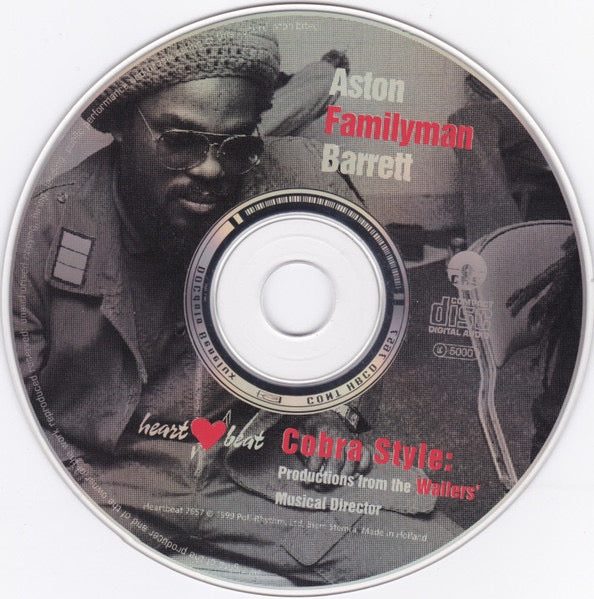 Image of Label Cover of CD - VG+/VG+ - ASTON FAMILYMAN BARRETT, Cobra Style: Productions From The Wailers' Musical Director (Heartbeat Records; 7657, Europe 1999, Jewel Case), ,  - 3616365C