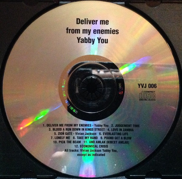 Image of Label Cover of CD - VG+/VG - YABBY YOU, Deliver Me From My Enemies (Yabby U Records; YVJ 006, UK Reissue, Jewel Case), ,  - 3616367C
