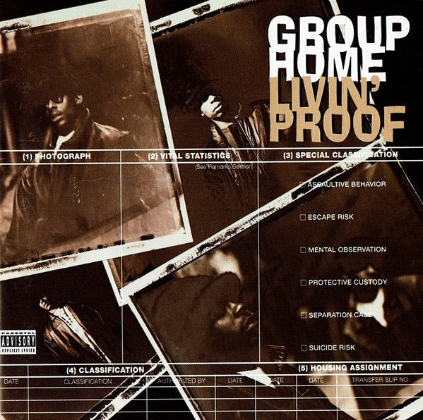 Image of Front Cover of CD - VG+/VG+ - GROUP HOME, Livin' Proof (Payday; 697-124-079-2, US 1995, Jewel Case), ,  - 3616368C