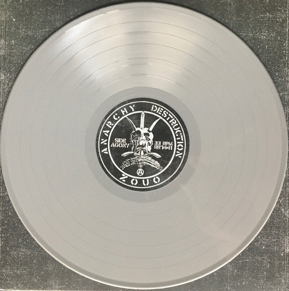 Image of Label Cover of LP - VG+/VG+ - ZOUO, Agony Remains (Relapse Records; RR7441, US 2021, Textured Sleeve, Insert & Black Inner, Grey Vinyl), Light storage marks. In hype stickered plastic outer.,  - 3626443E